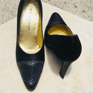 St.John Black heels